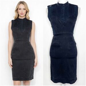 Preen by thornton bregazzi Black Denim Jean Dress Size Small